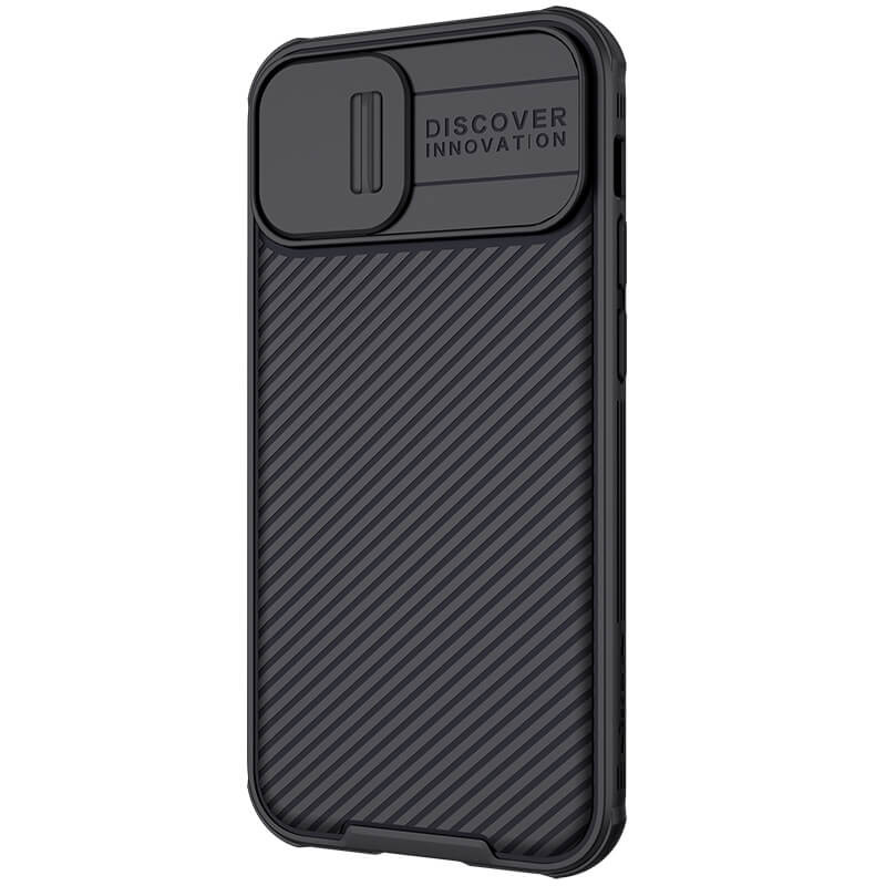 Карбонова накладка Nillkin CamShield Pro для Apple iPhone 13 / 14 (6.1") Black