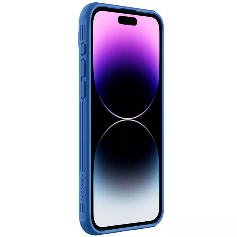 Карбонова накладка Nillkin CamShield Pro для Apple iPhone 15 Pro Max (6.7") Blue