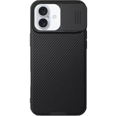 Карбонова накладка Nillkin CamShield Pro для Apple iPhone 16 (6.1") Black