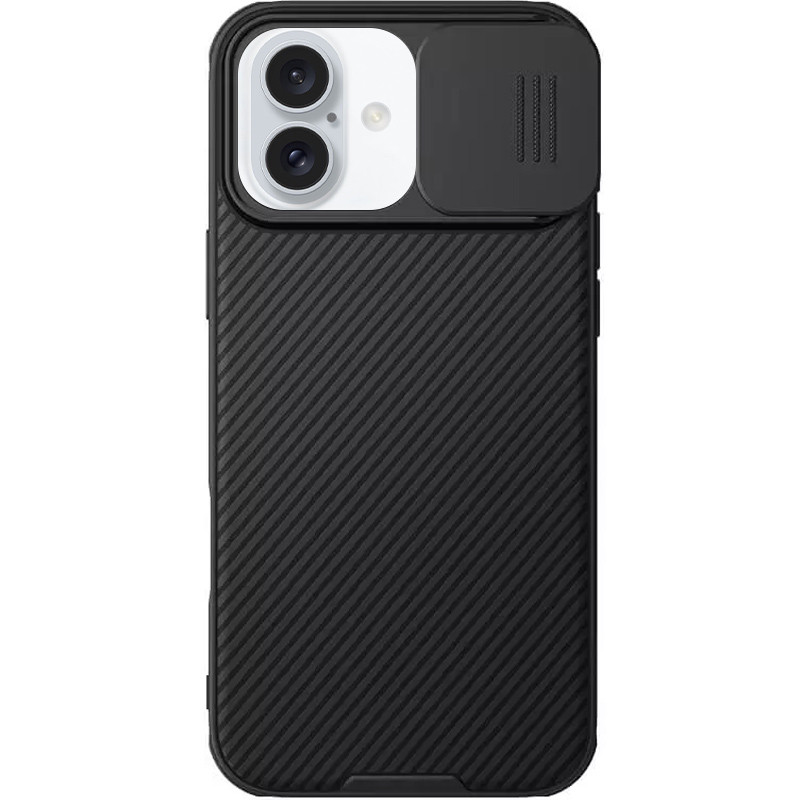 Карбонова накладка Nillkin CamShield Pro для Apple iPhone 16 (6.1") Black