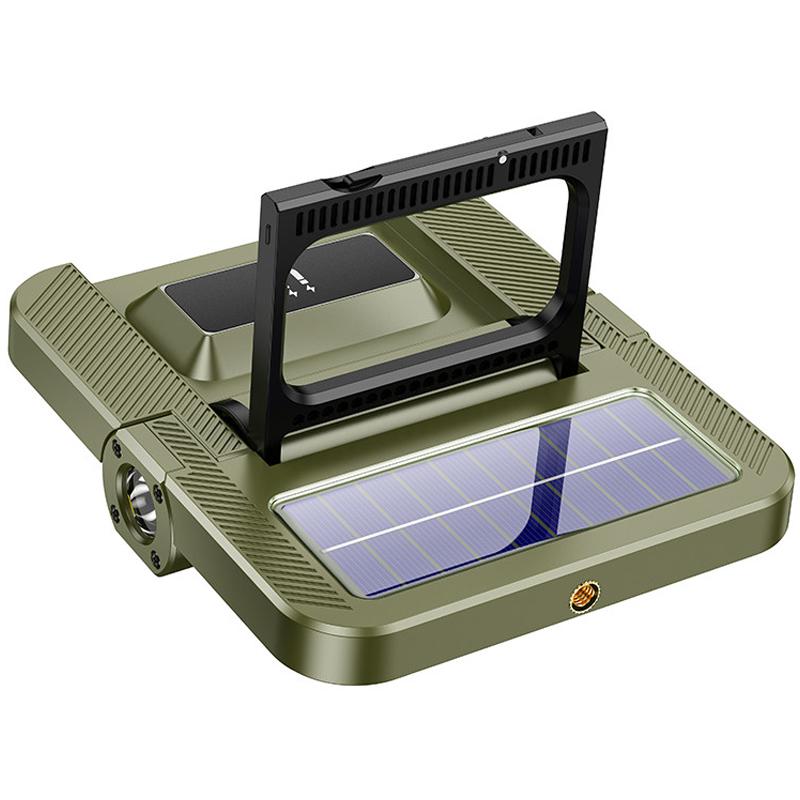 Кемпінговий ліхтар Hoco DL22 solar-powered (5000 mAh) Green