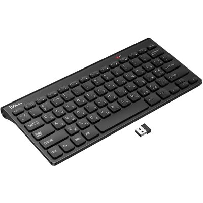 Клавіатура бездротова Hoco GM70 Dragon mini 2.4G (Ukrainian Version) Black