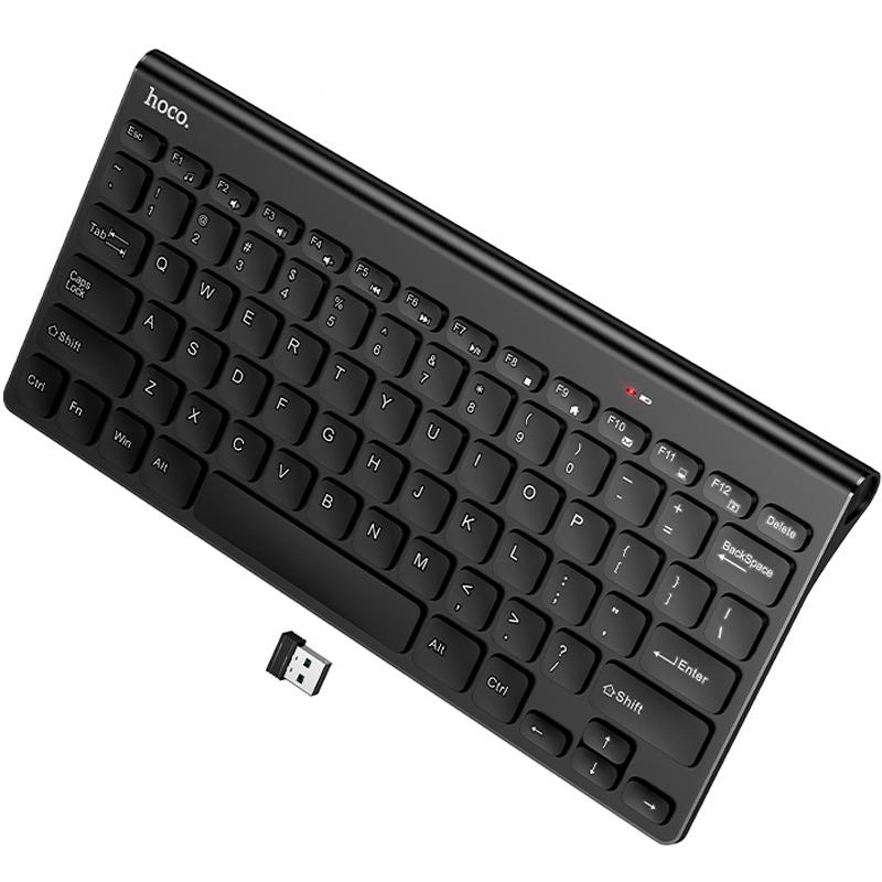 Клавіатура бездротова Hoco GM70 Dragon mini 2.4G (English version) Black
