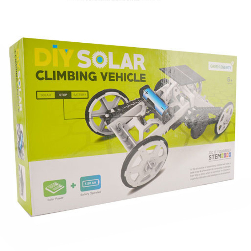 Конструктор позашляховик-скелелаз на сонячній батареї DYY008 Diy Solar White