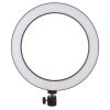 Кільцева світлодіодна LED лампа Flat Ring 8" Black