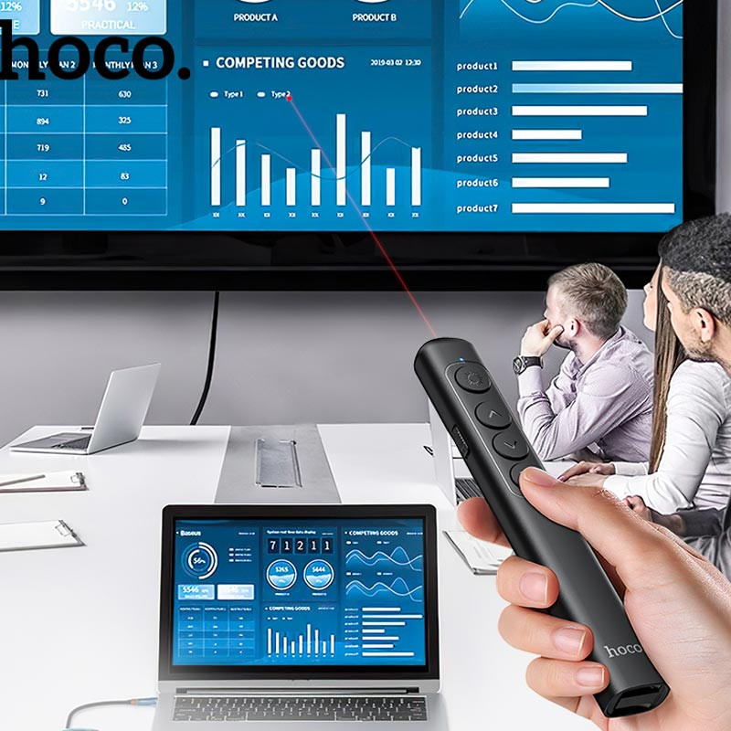 Лазерна указка Hoco GM200 Smart PPT Black