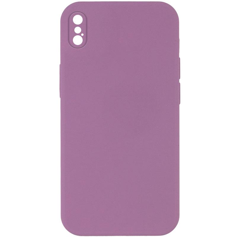 Чохол Silk Square Full Camera Protective (AA) NO LOGO для Apple iPhone X / XS (5.8")