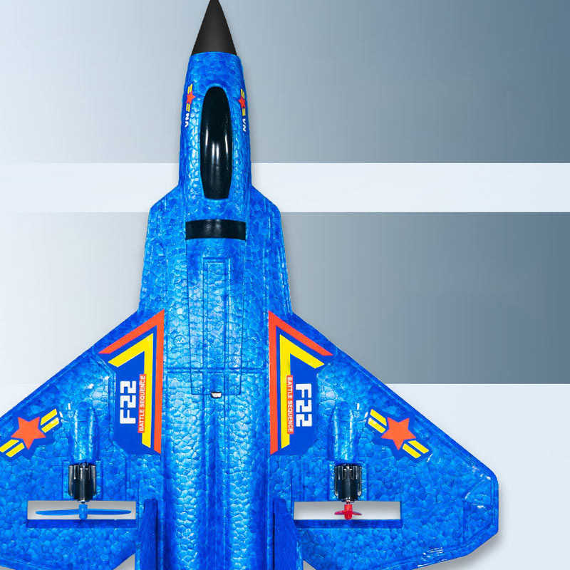 Літак на радіокеруванні SCHE HW32 F22 Fighter Blue