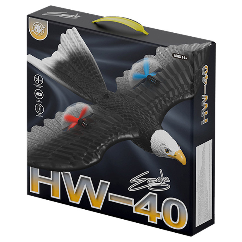 Літак-птица на радіокеруванні SCHE HW40 Eagle Black