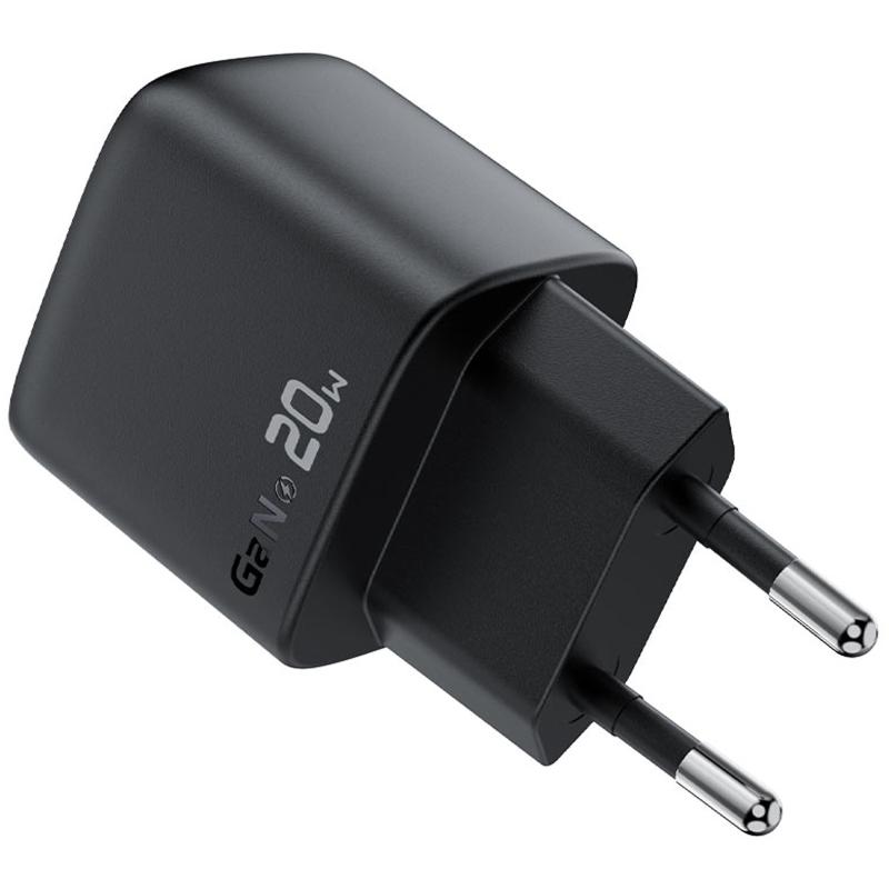 Мережевий зарядний пристрій Acefast A113 PD 20W GaN (1×USB-C) Black