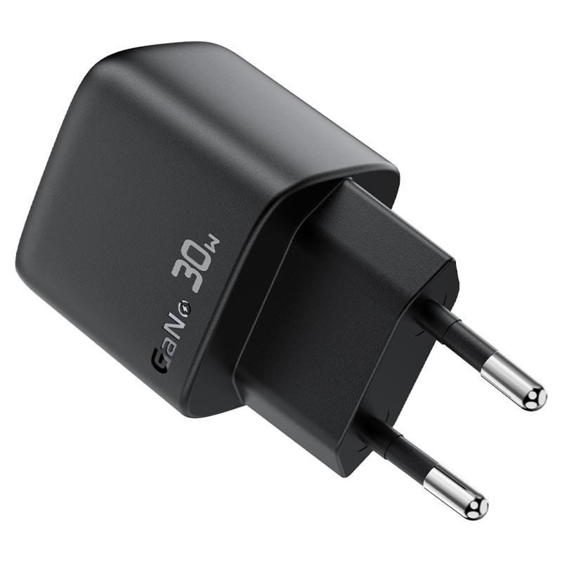 Мережевий зарядний пристрій Acefast A115 PD 30W GaN (1×USB-C) Black