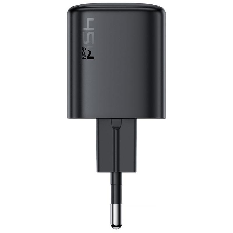 Мережевий зарядний пристрій Acefast A119 PD 45W GaN (1×USB-C) Black