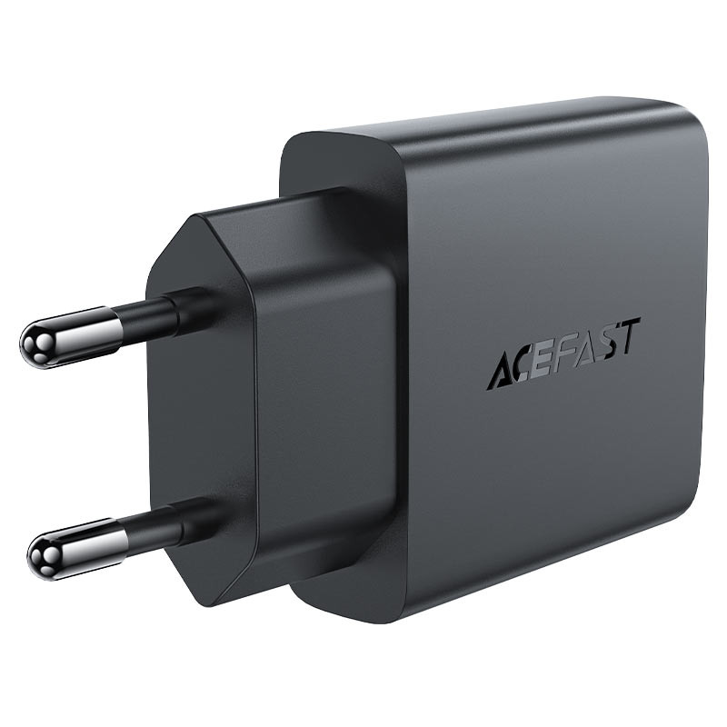 Мережевий зарядний пристрій Acefast A65 PD 20W GaN (USB-C) Black