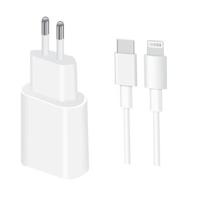 МЗП Amaya AC20CL PD20W (1USB-C) + кабель Type-C to Lightning White
