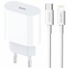 МЗП Amaya E68S PD20W (1USB-C) + кабель Type-C to Lightning White