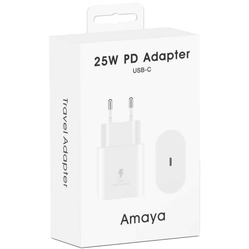 Мережевий зарядний пристрій Amaya SC25 PD 25W (1×USB-C)