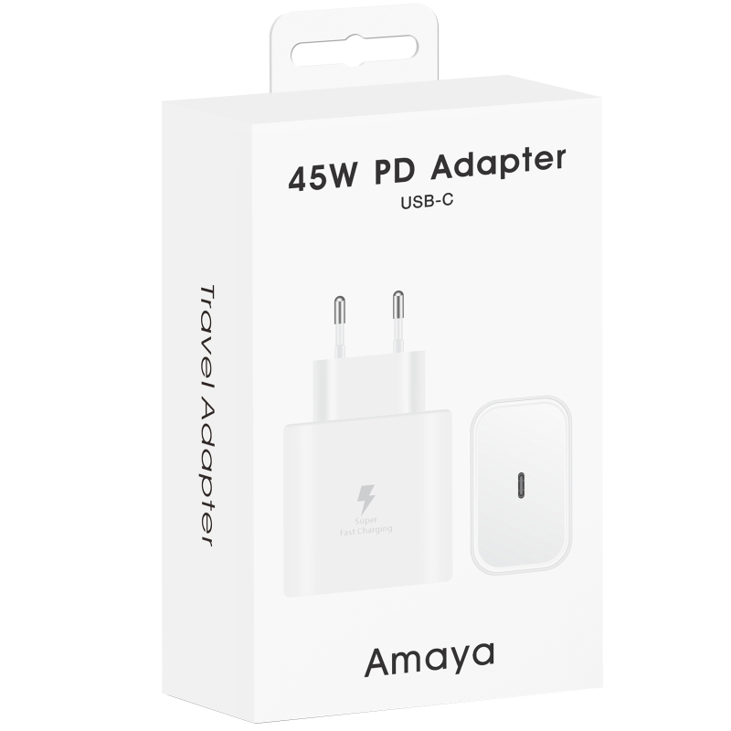 Мережевий зарядний пристрій Amaya SC45 PD 45W (1×USB-C)