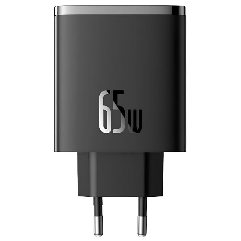 Мережевий зарядний пристрій Baseus Cube Pro Fast Charger PD 65W (1×USB-A / 2×USB-C) (P10111404)