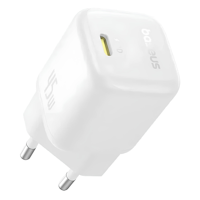 Мережевий зарядний пристрій Baseus EnerFill FN22 Fast Charger PD 45W (1×USB-C) (E01233)