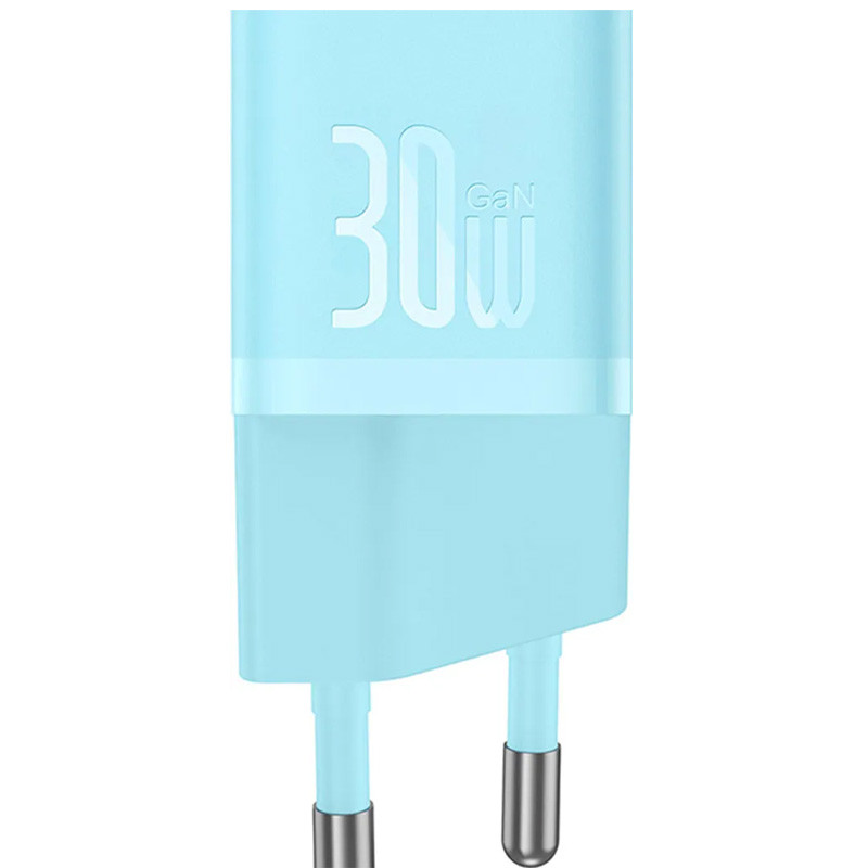 Мережевий зарядний пристрій Baseus GaN5 Fast Charger mini PD 30W (1×USB-C) + кабель USB-C → USB-C (P10110902)