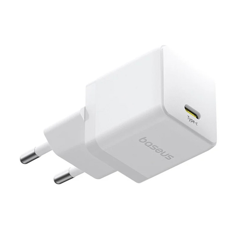 Мережевий зарядний пристрій Baseus Palm Fast Charger 30W (1×USB-C) + кабель USB-C → USB-C (P10111605113-01)