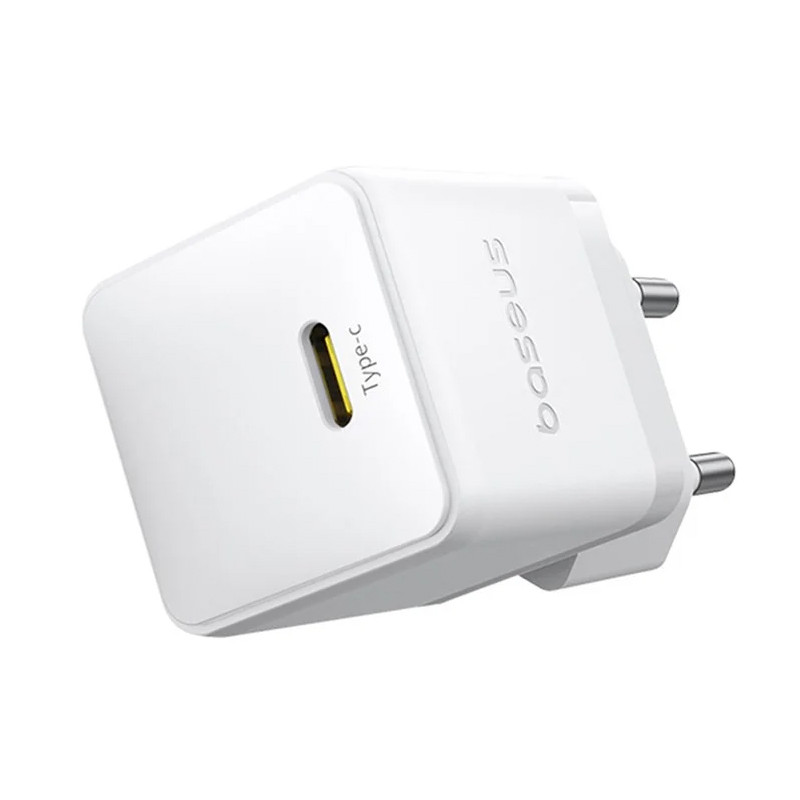Мережевий зарядний пристрій Baseus Palm Fast Charger 30W (1×USB-C) + кабель USB-C → USB-C (P10111605113-01)