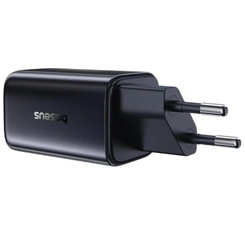Мережевий зарядний пристрій Baseus PicoGo AN13 Fast Charger 45W (2×USB-C) (E0121F) Cosmic Black