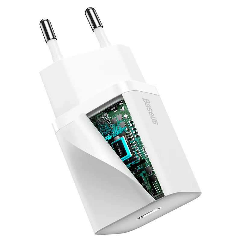 Мережевий зарядний пристрій Baseus Super Si Quick Charger PD 30W (1×USB-C) (CCSUP-J)