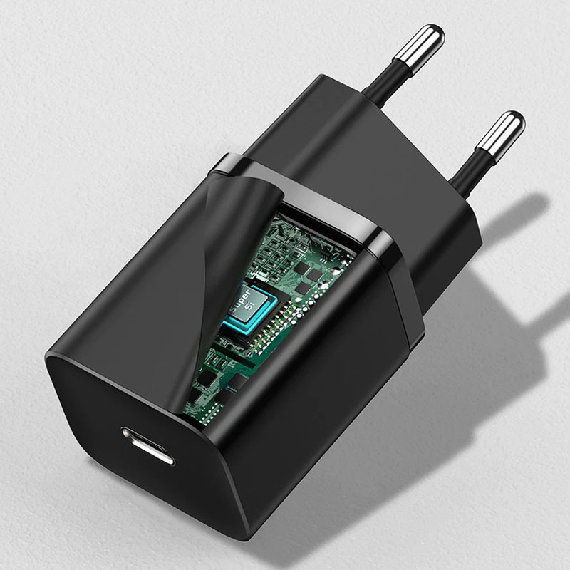 Мережевий зарядний пристрій Baseus Super Si Quick Charger PD 30W (1×USB-C) (CCSUP-J)