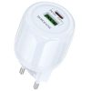 МЗП Borofone BA93A Lustrous PD20W+QC3.0 (1USB-A/1C) Blue