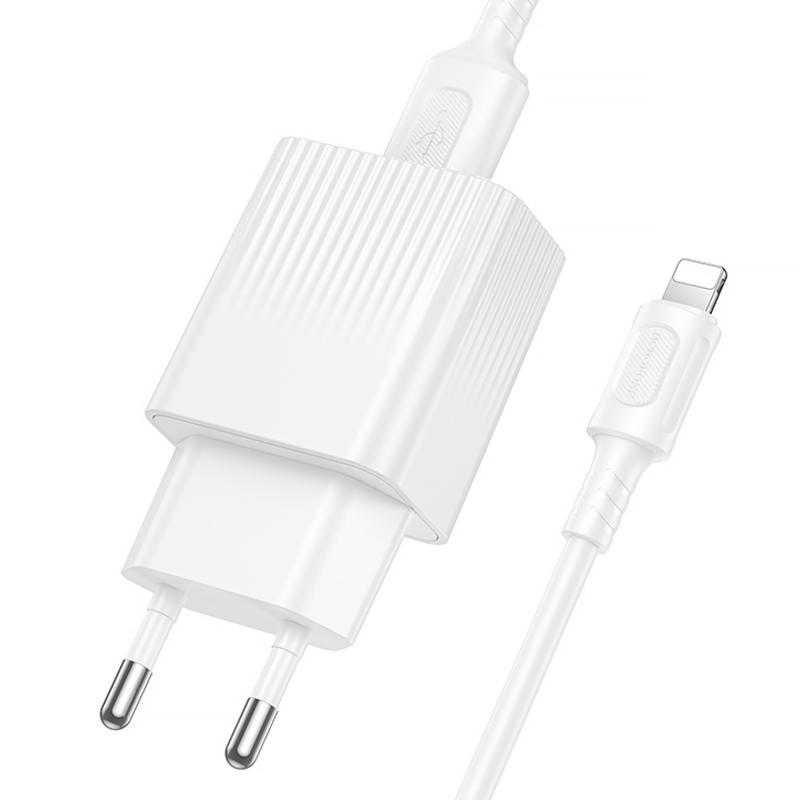 Мережевий зарядний пристрій Borofone BAS71A Source 10.5W (1×USB-A) + кабель USB to Lightning