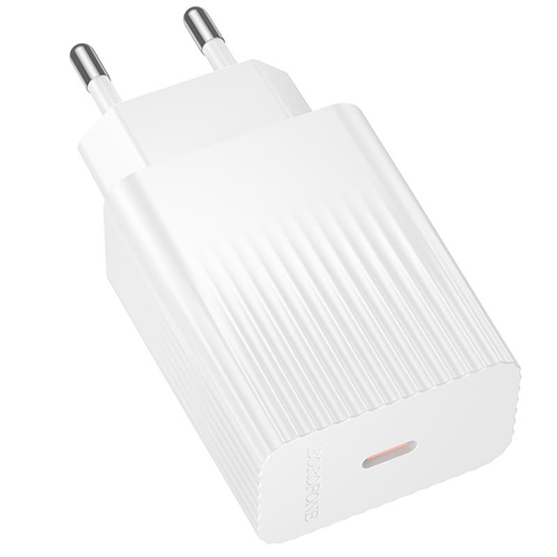 Мережевий зарядний пристрій Borofone BAS73A Source PD 20W (1×USB-C)