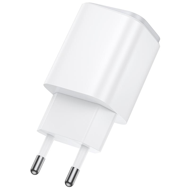 Мережевий зарядний пристрій Borofone BAS81A Star 10.5W (2×USB-A) White
