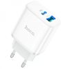 МЗП Hoco C105A Stage PD20W+QC3.0 (1USB-A/1C) White