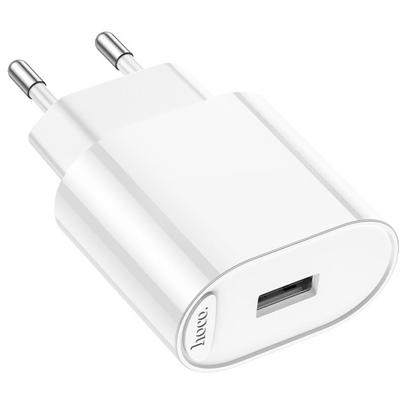 Мережевий зарядний пристрій Hoco C109A Fighter PD 20W (1×USB-C) White