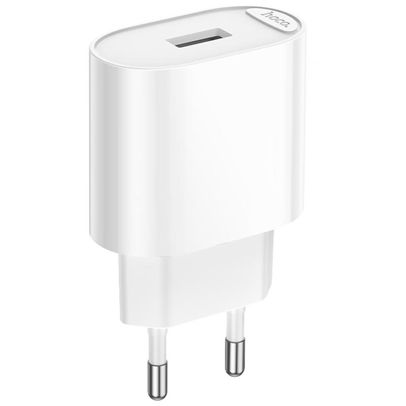Мережевий зарядний пристрій Hoco C109A Fighter PD 20W (1×USB-C) White