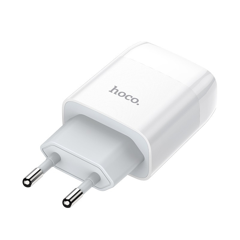 Мережевий зарядний пристрій Hoco C72A Glorious 2.1 А (1×USB-A) Білий