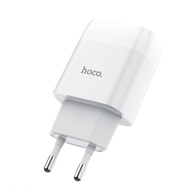 Мережевий зарядний пристрій Hoco C72A Glorious 2.1 А (1×USB-A) Білий