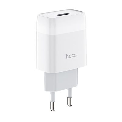 Мережевий зарядний пристрій Hoco C72A Glorious 2.1 А (1×USB-A) Білий