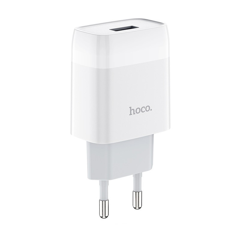 Мережевий зарядний пристрій Hoco C72A Glorious 2.1 А (1×USB-A) Білий