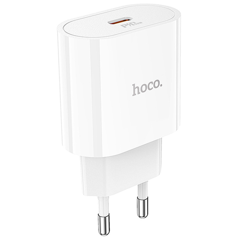 Мережевий зарядний пристрій Hoco C94A Metro PD 20W (1×USB-C) White