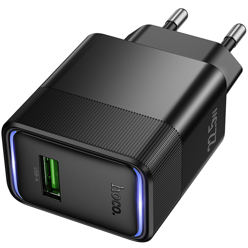 Мережевий зарядний пристрій Hoco CS111A Lounge QC 3.0 22.5W (1×USB-A)