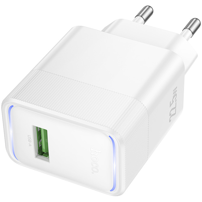 Мережевий зарядний пристрій Hoco CS111A Lounge QC 3.0 22.5W (1×USB-A)