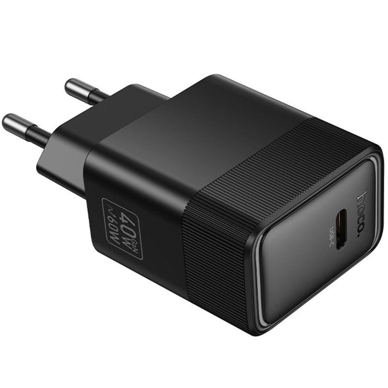 Мережевий зарядний пристрій Hoco CS113A Lounge PD 40W (1×USB-C)