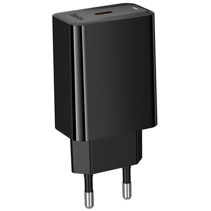 Мережевий зарядний пристрій Hoco CS93A Leader 20W (1×USB-C) Black