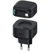 МЗП Usams US-CC209 GaN With Lightning Magnetic Retractable Cable Module XMF Ser. 35W (2USB-C) Black