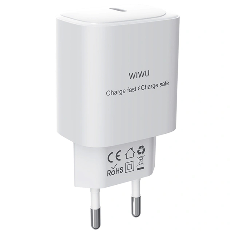 Мережевий зарядний пристрій WIWU G008 Essen PD 30W GaN (1×USB-C) White