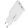 МЗП WIWU G035 Essen PD65W GaN (2USB-C) White