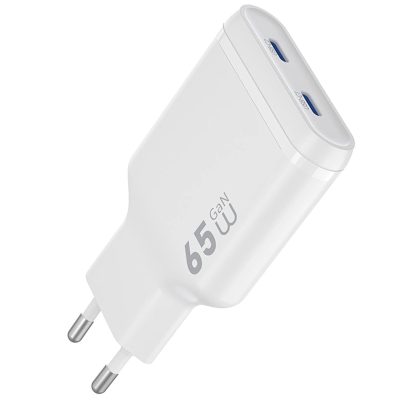 МЗП WIWU G035 Essen PD65W GaN (2USB-C) White