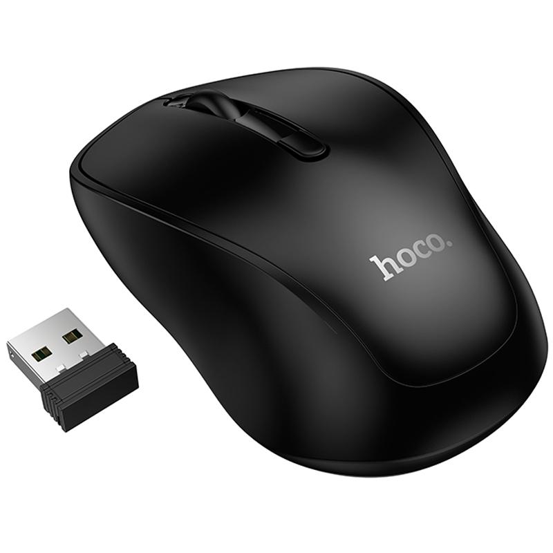 Миша бездротова Hoco GM41 Exciting Bluetooth + 2.4G Black